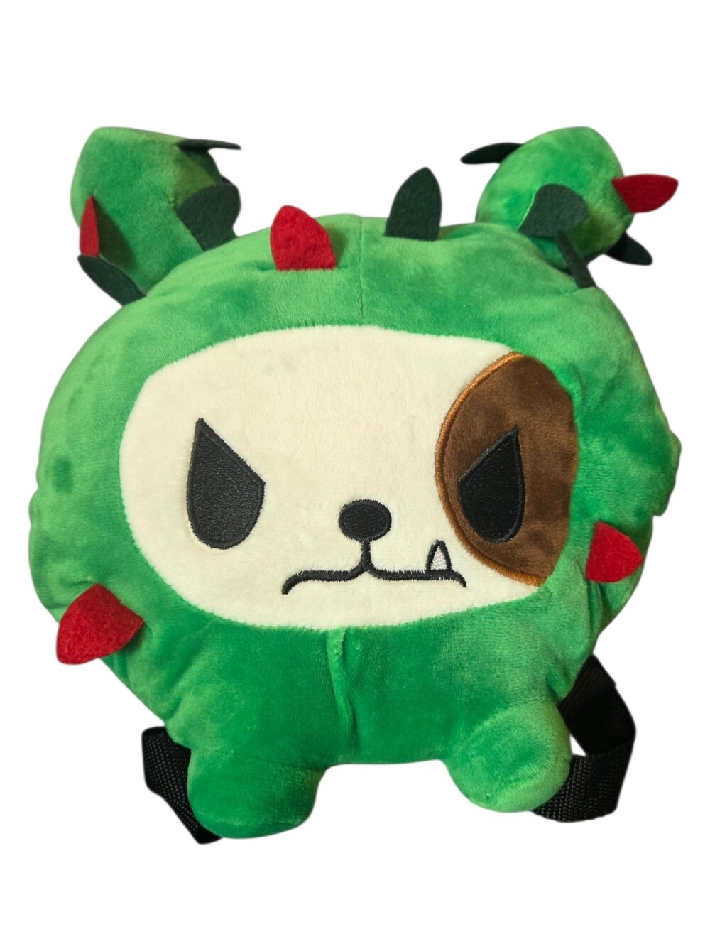 Tokidoki Cactus Puppy Plush Backpack Green Dog Adjustable Straps